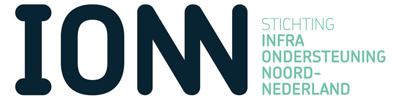 Logo IONN: Stichting Infra Ondersteuning Noord Nederland