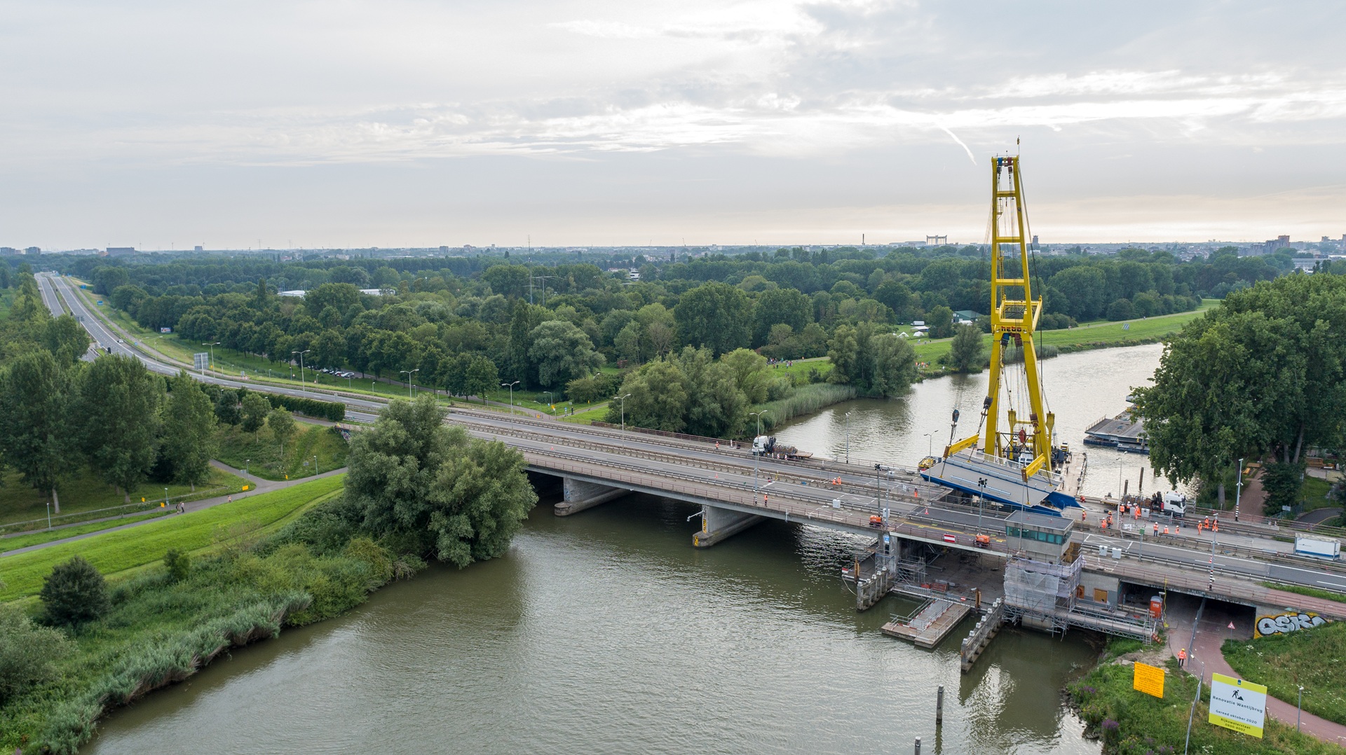Renovatie Wantijbrug N3