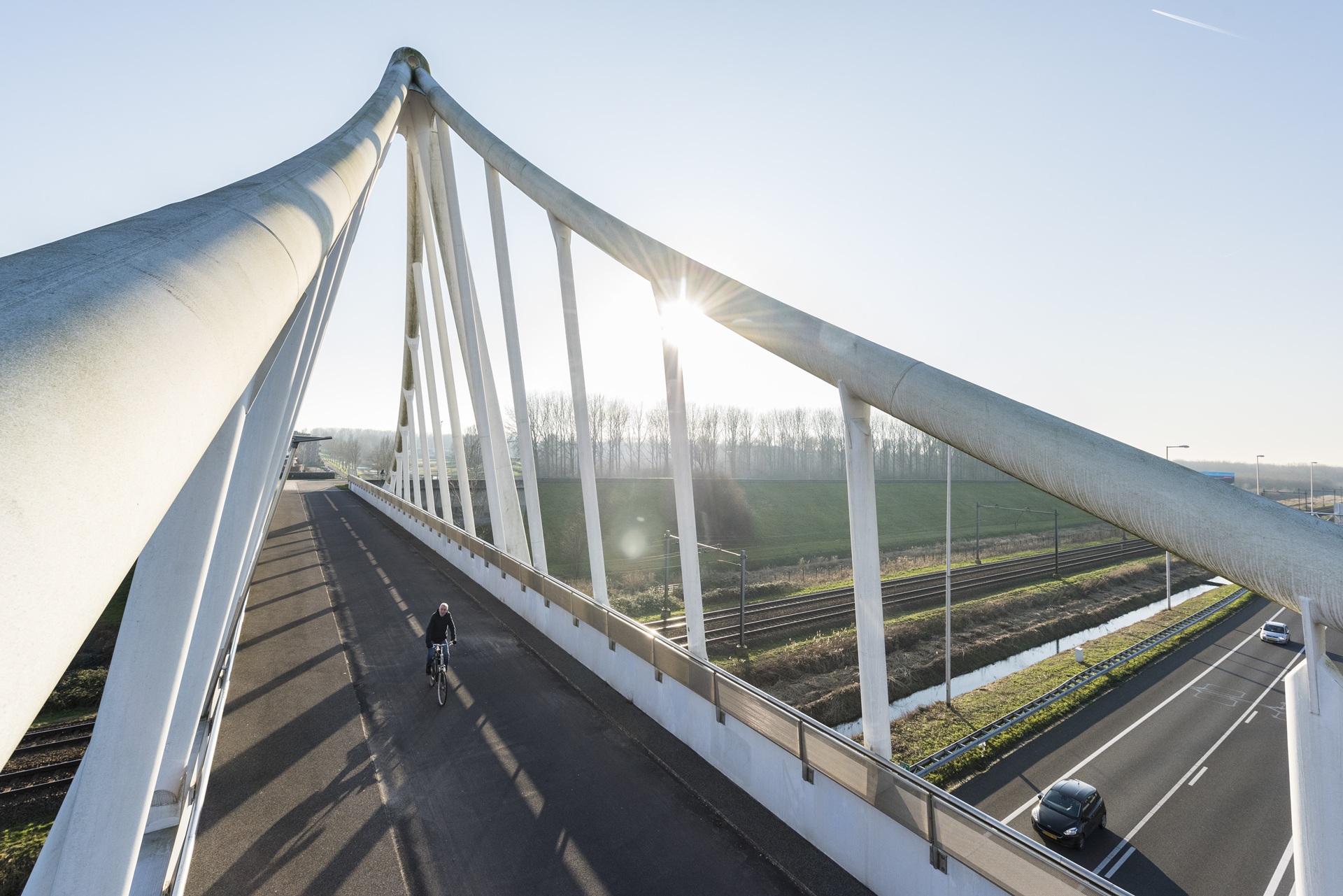 Foto van de Balijbrug in Zoetermeer.