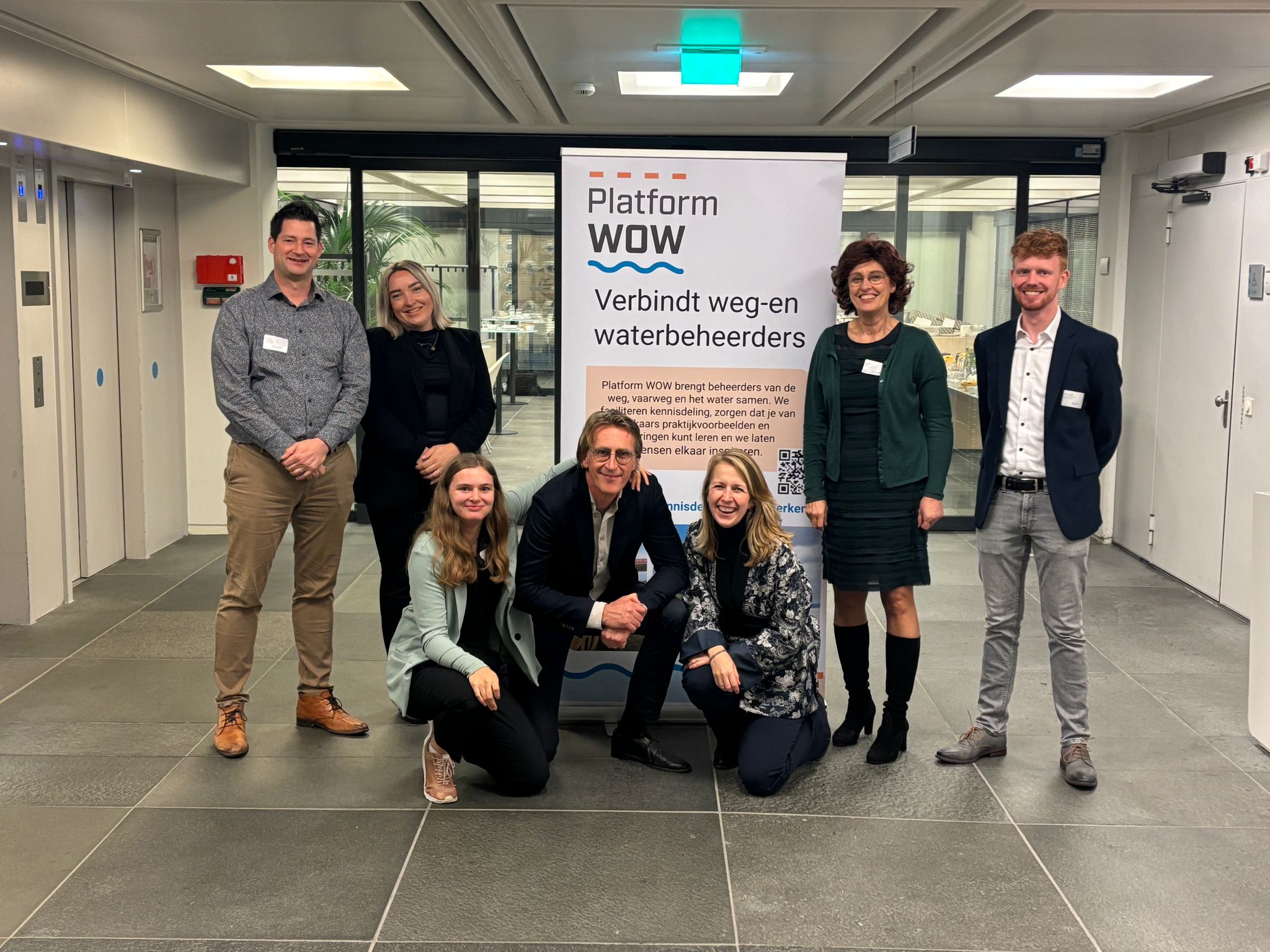 Foto van het Platform WOW team in Lelystad.